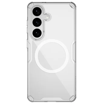 Nillkin Nature TPU Pro dėklas su MagSafe Samsung Galaxy S26+, baltas