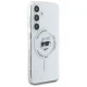 Karl Lagerfeld Button Choupette MagSafe dėklas Samsung Galaxy S25, baltas