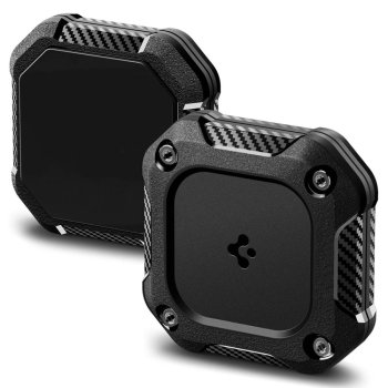 Spigen Tough Armor dėklas AirTag 1/2, juodas