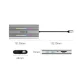 Orico XDR 12-in-1 USB-C prijungimo stotelė, PD 100W, 2x HDMI 4K 60Hz, VGA, pilka