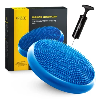 Sensomotorinė pagalvė 4Fizjo PRO+ 33cm, Mėlyna