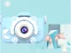 Vaikiškas fotoaparatas su silikoniniu dėklu Cat 1080P, mėlynas