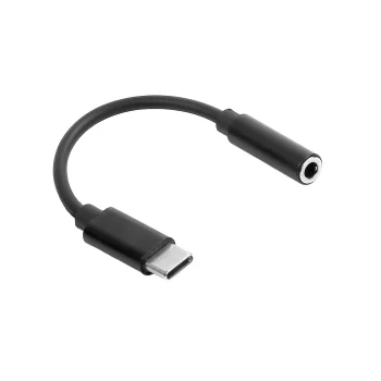 Maxlife MXJC-02 garso adapteris USB-C į 3.5 mm jack, juodas