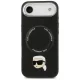 Karl Lagerfeld Karl Pin MagSafe dėklas telefonui iPhone Air, juodas