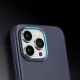 Dux Ducis Naples case iPhone 14 Pro Max magnetic leather case MagSafe blue