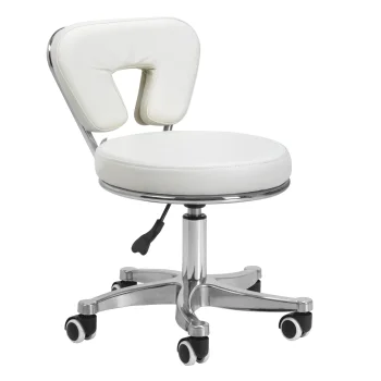 Kosmetinė pedikiūro taburetė Azzurro 9266, balta