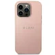 Guess Saffiano Strap Case for Apple iPhone 14 Pro Max, Pink