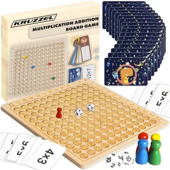 Kruzzel Multiplication Table Board Game