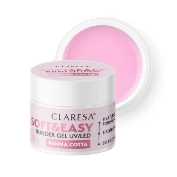 Claresa Soft&Easy Builder Gel for Nails, Panna Cotta, 45g