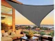 Waterproof Sun Shade Sail, 3x3x3m, Triangle, Grey