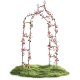 Sodo arka pergola Plonos, 265 cm, tamsiai žalia