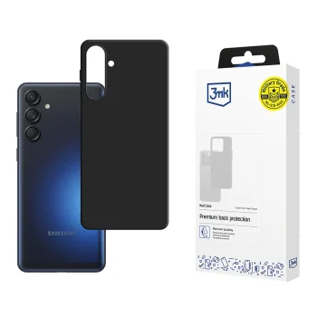 Telefono dėklas 3mk Matt Case skirtas Samsung Galaxy M55, juodas