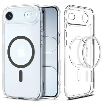 Spigen Ultra Hybrid Mag Magsafe dėklas, skirtas iPhone 17 / 17 Air, skaidrus/grafito
