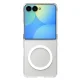 Dėklas Spigen AirSkin MagFit, skirtas Samsung Galaxy Z Flip 8, Clear / White