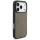 Mercedes dėklas iPhone 17 Pro telefonui Leather Vintage Logo MagSafe, smėlio spalvos