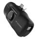 Išorinė baterija Wozinsky WF16-YCS 5000mAh 15W su USB-C laidu ir „Apple Watch“ įkrovikliu, juoda