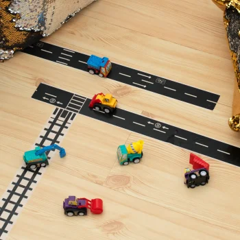 Inerciniai žaisliniai statybos automobiliai (6 vnt.)