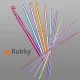 Ruhhy nėrimo vąšelių rinkinys su dėklu, 12 vnt., 2–8 mm