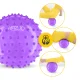 Jutiminis reabilitacinis kamuolys 4Fizjo su dygliukais, 20 cm, violetinis