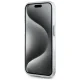 Karl Lagerfeld dėklas iPhone 15 Pro Max telefonui IML Metal Karl Head MagSafe, baltas