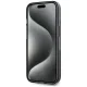Karl Lagerfeld Liquide Glitter Monogram Gradient iPhone 15 dėklas, juodas