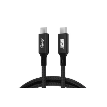 Newell USB-C to USB-C 4.0 cable, 1 m, 100 W, graphite