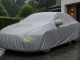 Vandeniui atsparus automobilio uždangalas XXL su veidrodėlių kišenėmis, sidabrinis