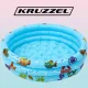 Pripučiamas vaikiškas baseinas Kruzzel, 80 x 30 cm, 58 l, mėlynas / įvairiaspalvis