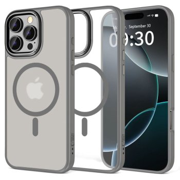 Tech-Protect iPhone 16 Pro Max Case MagEdge MagSafe, Titanium