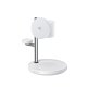 Joyroom JR-W23 „4-in-1“ Qi2 belaidžio įkrovimo stotelė su naktine lempute, balta