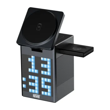 Newell induOne MagPlay 3-in-1 MagSafe Wireless Charging Station with Speaker