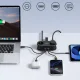 Orico AP3 65W GaN 6in1 prailgintuvas 2x AC, 2x USB-A, 2x USB-C, juodas