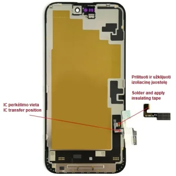 Ekranas iPhone 16 Plus, LTPO Soft OLED, 60 Hz, 6.69"