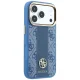 Dėklas Guess 4G Stripe Round and Classic Logos MagSafe skirtas iPhone 17 Pro Max / 18 Pro Max, mėlynas