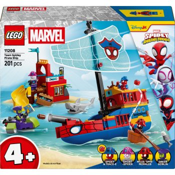 LEGO Marvel 11208 Žmogaus-voro komandos piratų laivas
