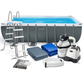 Intex 26356 Ultra Frame Rectangular Pool Set 549 x 274 x 132 cm with Sand Pump