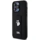 Karl Lagerfeld dėklas iPhone 13 Pro Max telefonui su Gripstand, juodas