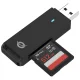 Conceptronic BIAN02B USB 3.0 SD ir microSD kortelių skaitytuvas, juodas