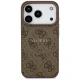 Guess 4G Ring Classic Logo MagSafe Case for iPhone 17 Pro - Brown