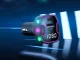 Automobilinis Bluetooth FM moduliatorius 12-24V su USB ir USB-C įkrovikliu
