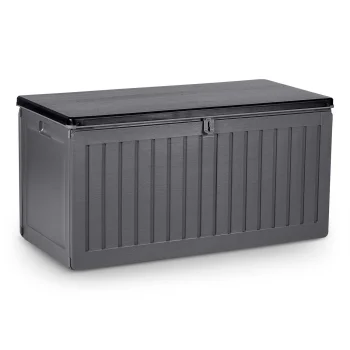 Plonos Garden Storage Box 270L, 109x51x55 cm, Grey