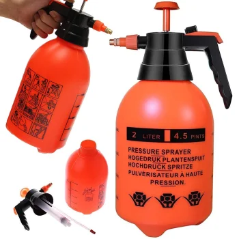 Pressure Sprayer for Plants, 2L, Orange