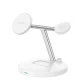 Belaidis įkroviklis „Tech-Protect QI15W-A35 3-in-1 MagSafe“, baltas