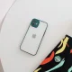 Milky Case silikoninis dėklas Samsung Galaxy A42 5G, pusiau permatomas, tamsiai žalias