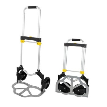 Sulankstomas sandėlio vežimėlis su aliuminio platforma, iki 90 kg