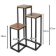 Ruhhy 3 lygių metalinis gėlių stovas 67 cm