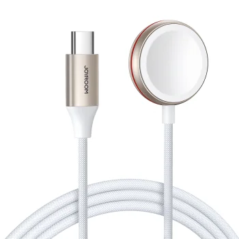Joyroom indukcinis įkroviklis Apple Watch, 1.2m, baltas (S-IW011)