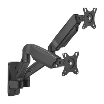 Hismart dvigubas monitorių sieninis laikiklis 17-32", iki 9kg (146238)