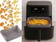 Silicone Air Fryer Liner Baking Mold, Grey