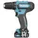 Akumuliatorinis gręžtuvas-suktuvas Makita DF333DSAE 12V, 2x 2.0Ah